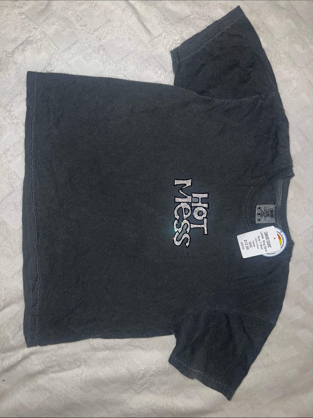 Comfort Colors Black "Hot Mess" Short Sleeve Tee